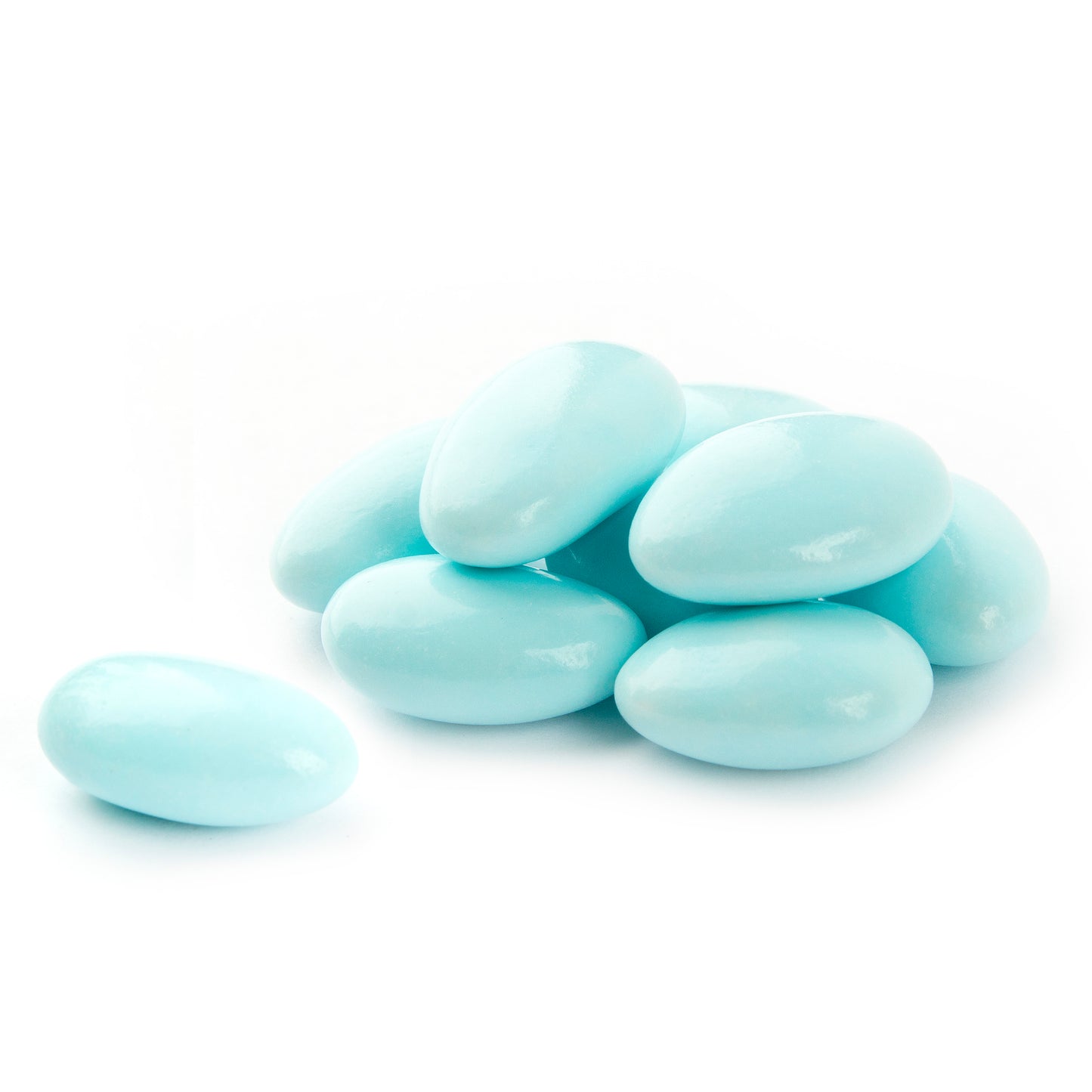 Super Fine Blue Flavored Jordan Almonds Sundaes - Cotton Candy
