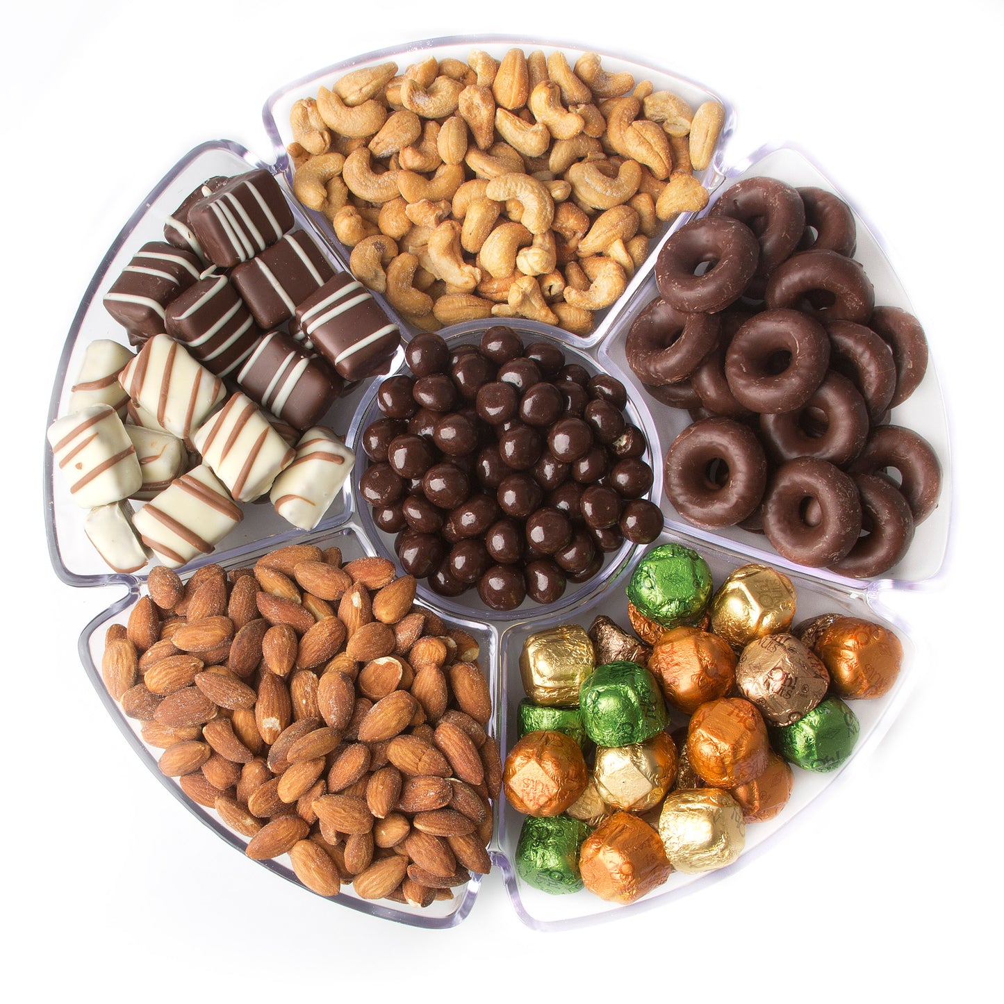 Overflow of Kosher Nuts & Chocolate Gift Tray 13