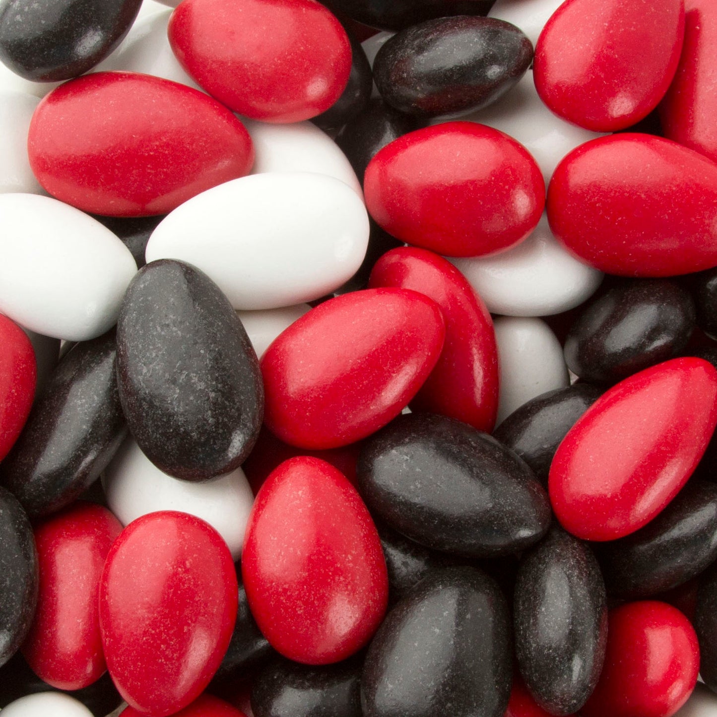 Red, Black & White Jordan Almonds