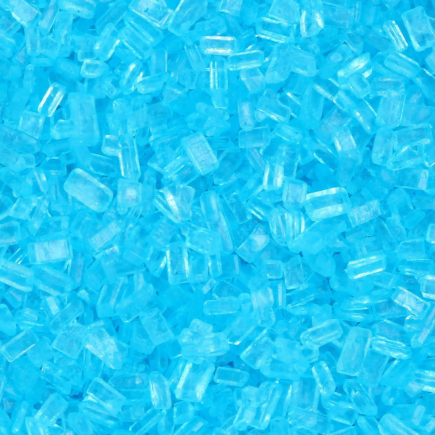 Light Blue Coarse Sugar Crystals - 7 oz