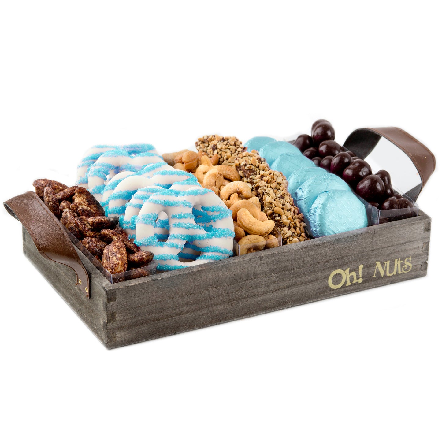 Wooden Baby Boy Pretzels Line Up - Small 10.5"