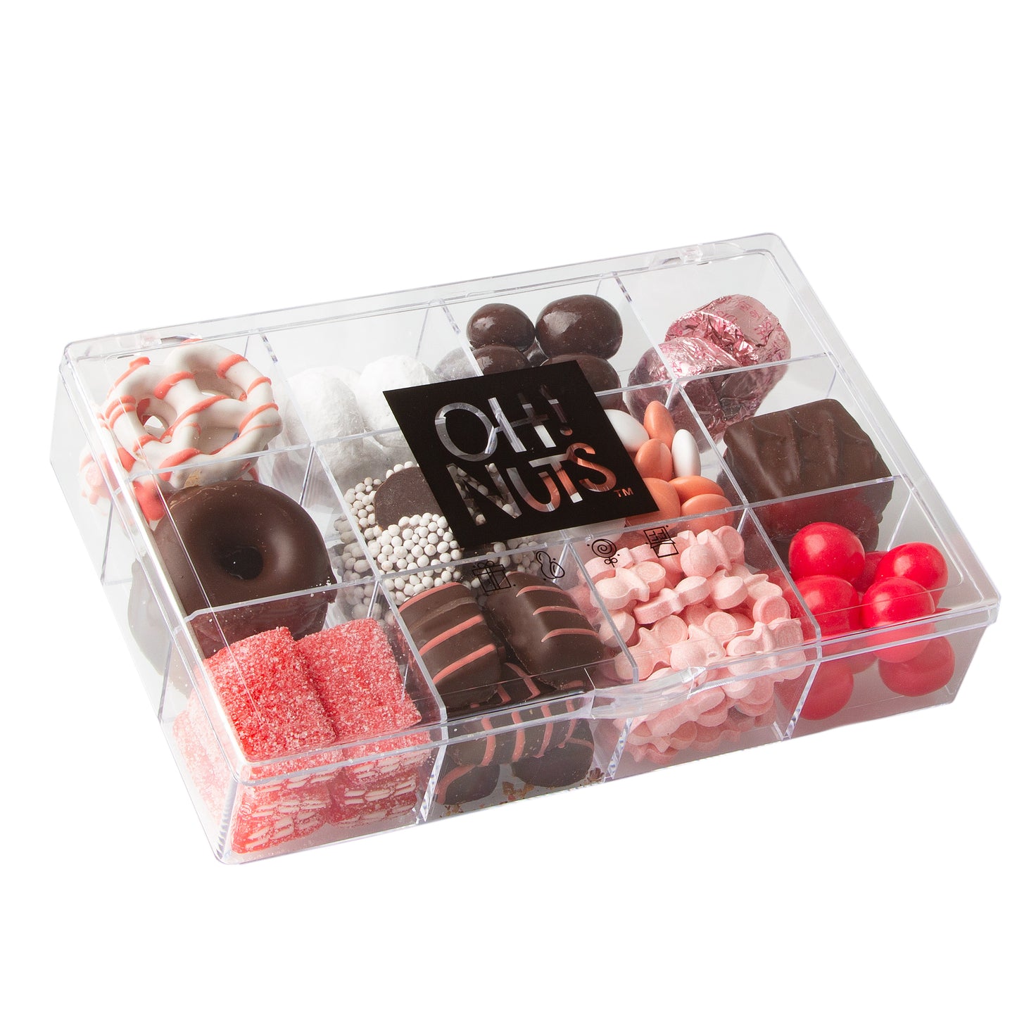 Baby Girl Clearly Chic Lucite Sectional Gift Basket