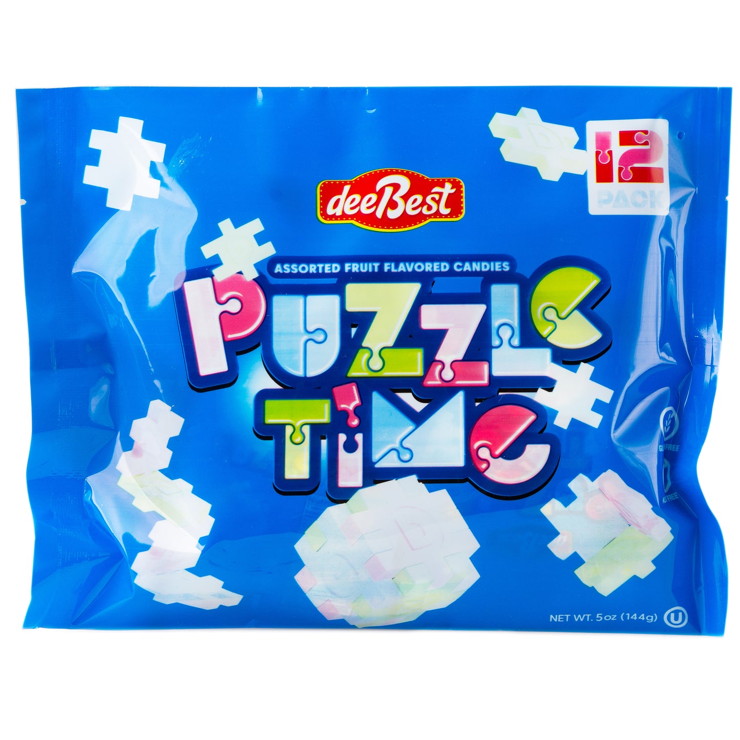Fruit Flavored Puzzle Time Candy - 12CT Bag