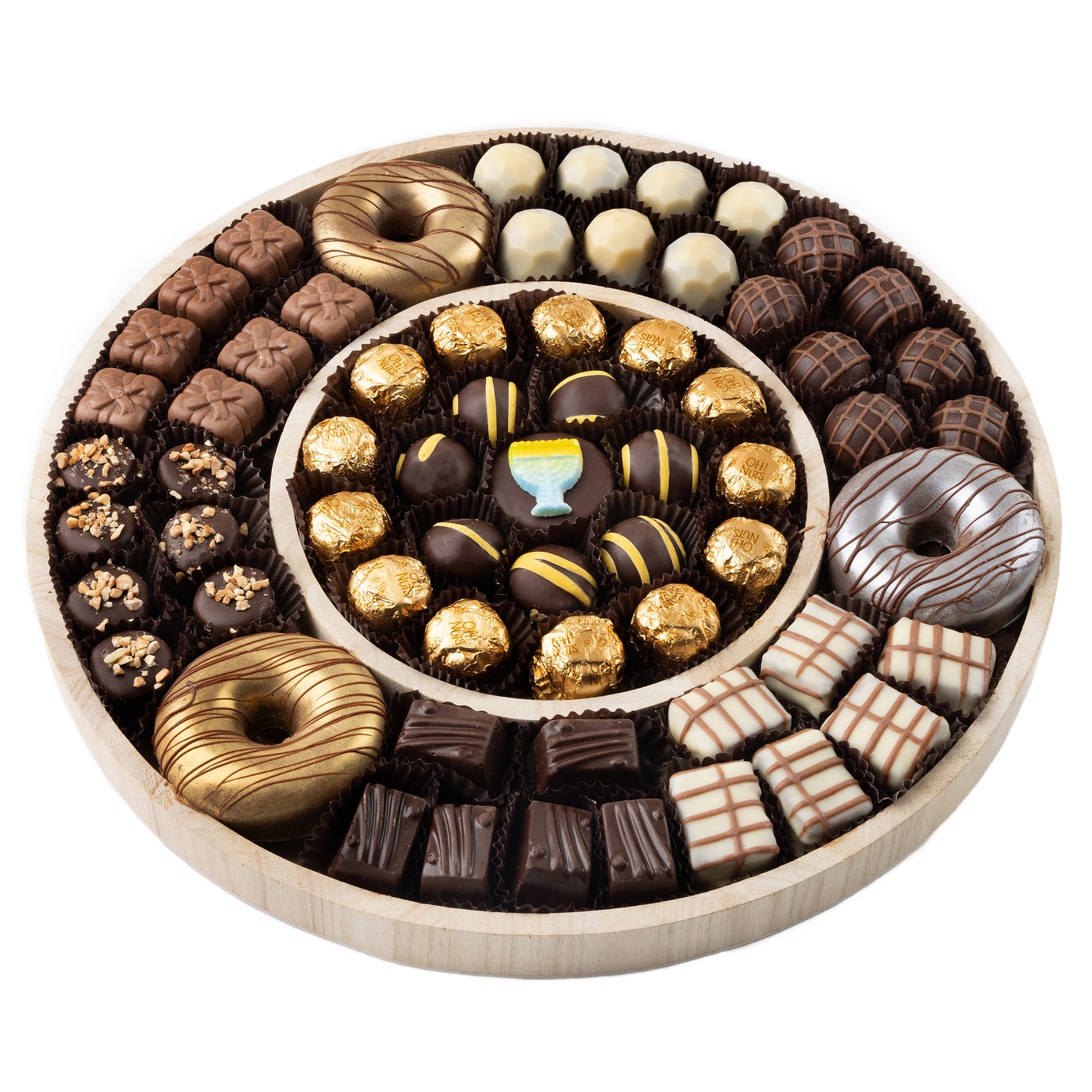 Chanukah Round 14" Gift Basket