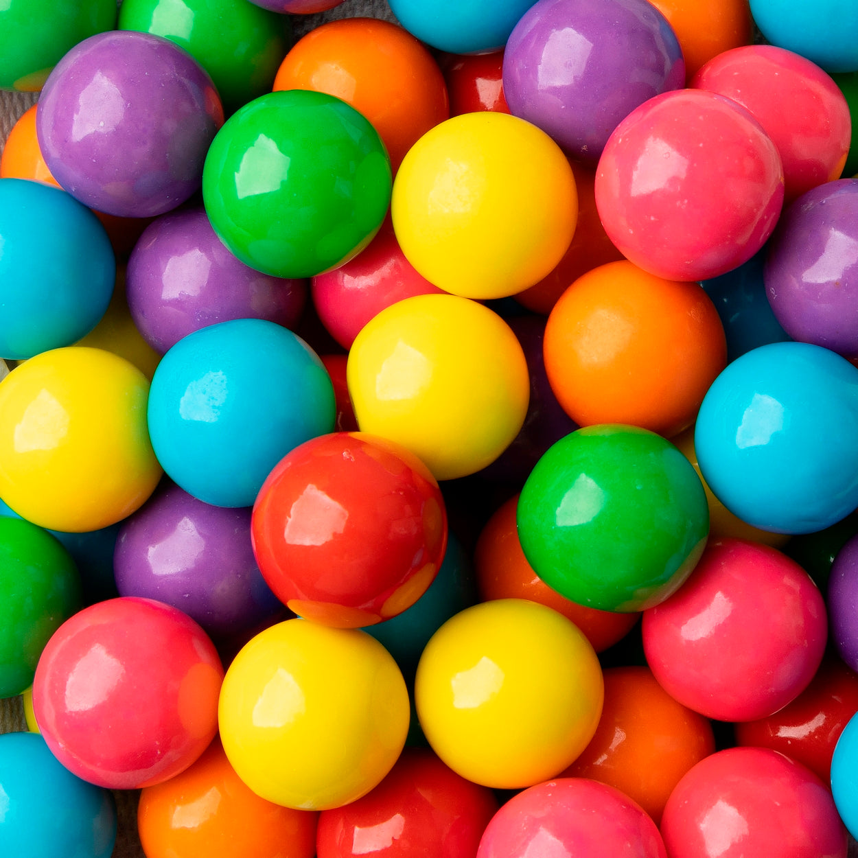 Assorted Rainbow Large Gumballs