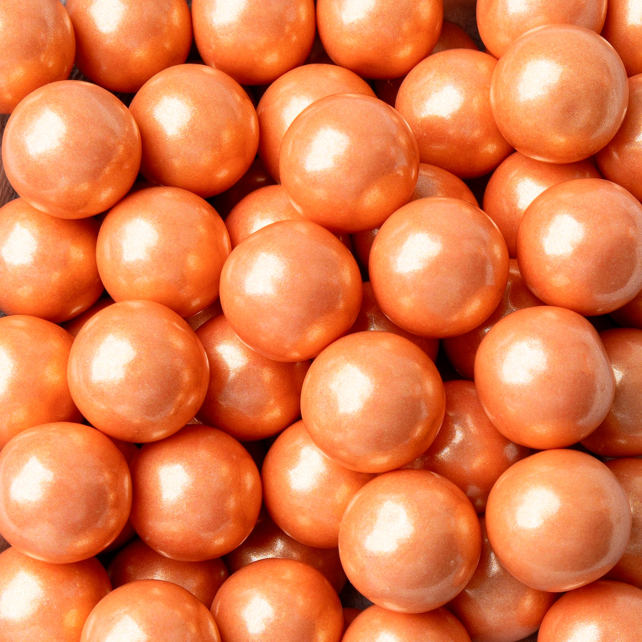 Rose Gold Shimmer Pearl Gumballs