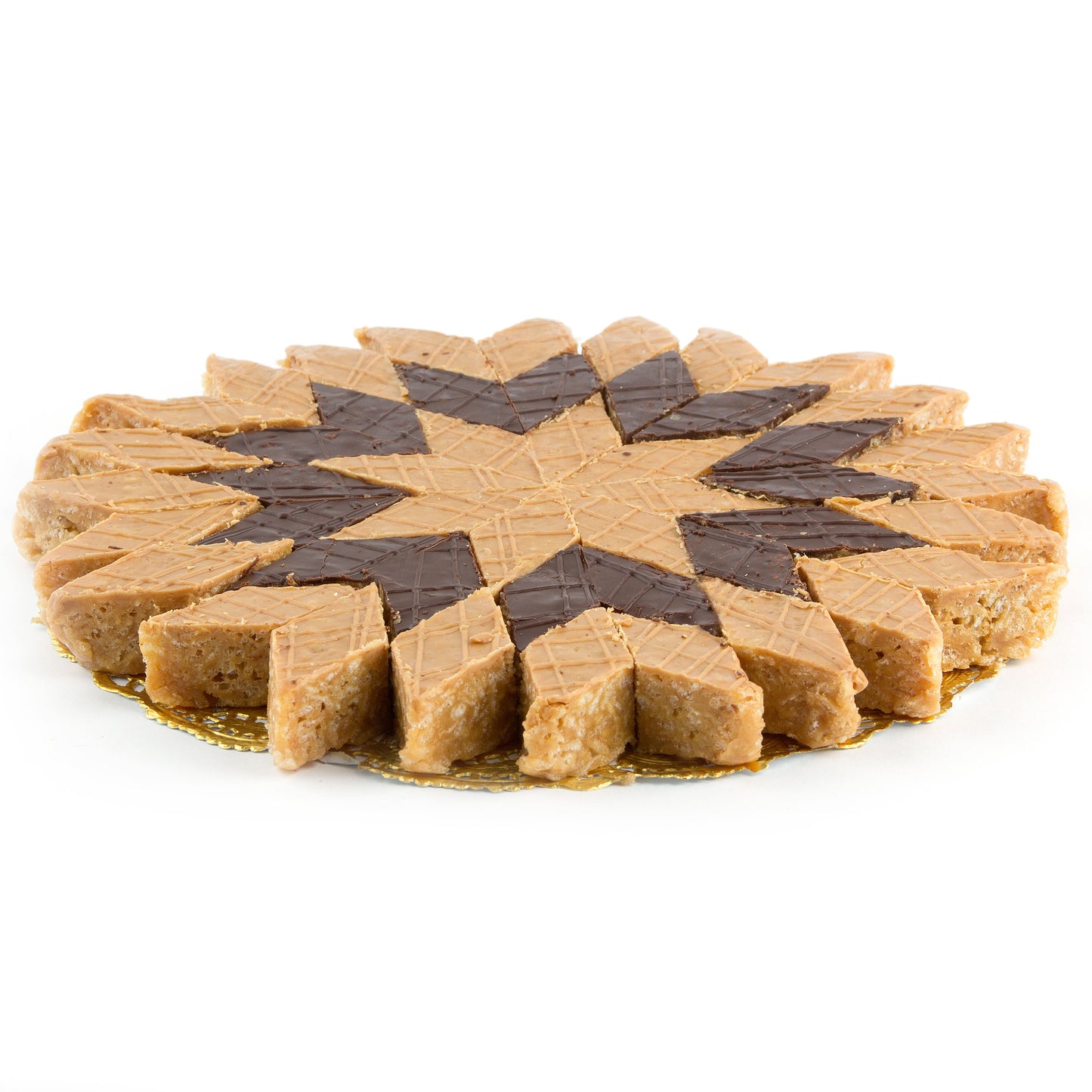 Handcrafted Peanut Diamond Chew Platter - Medium