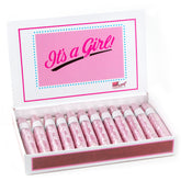 Baby Girl Milk Chocolate Cigars - 24CT Box (Chalav Stam)