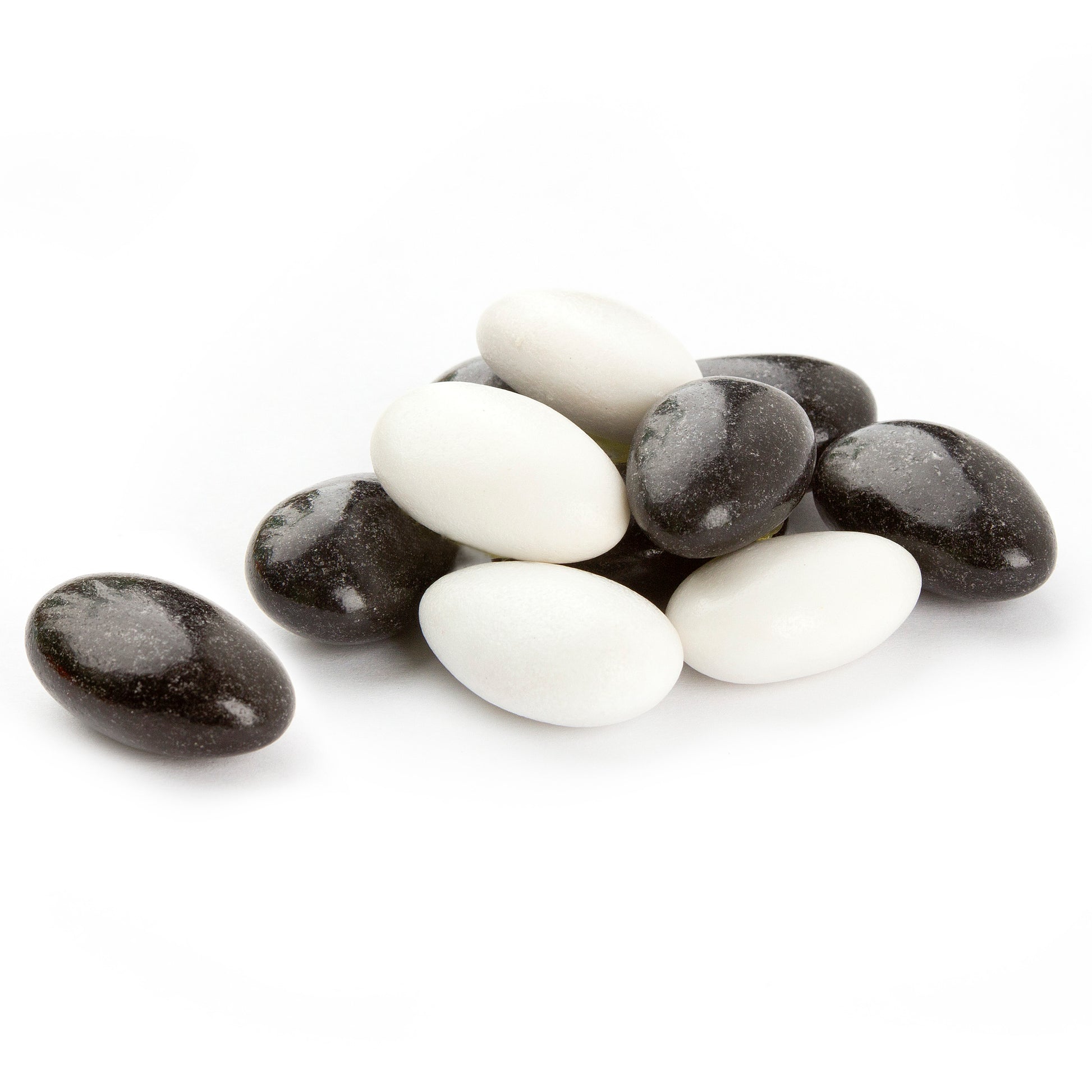 Super Fine Black & White Tuxedo Jordan Almonds