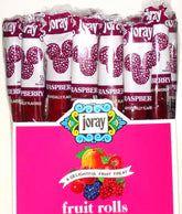 Raspberry Fruit Leather Rolls