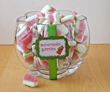 Watermelon Slices Gummy Candy 