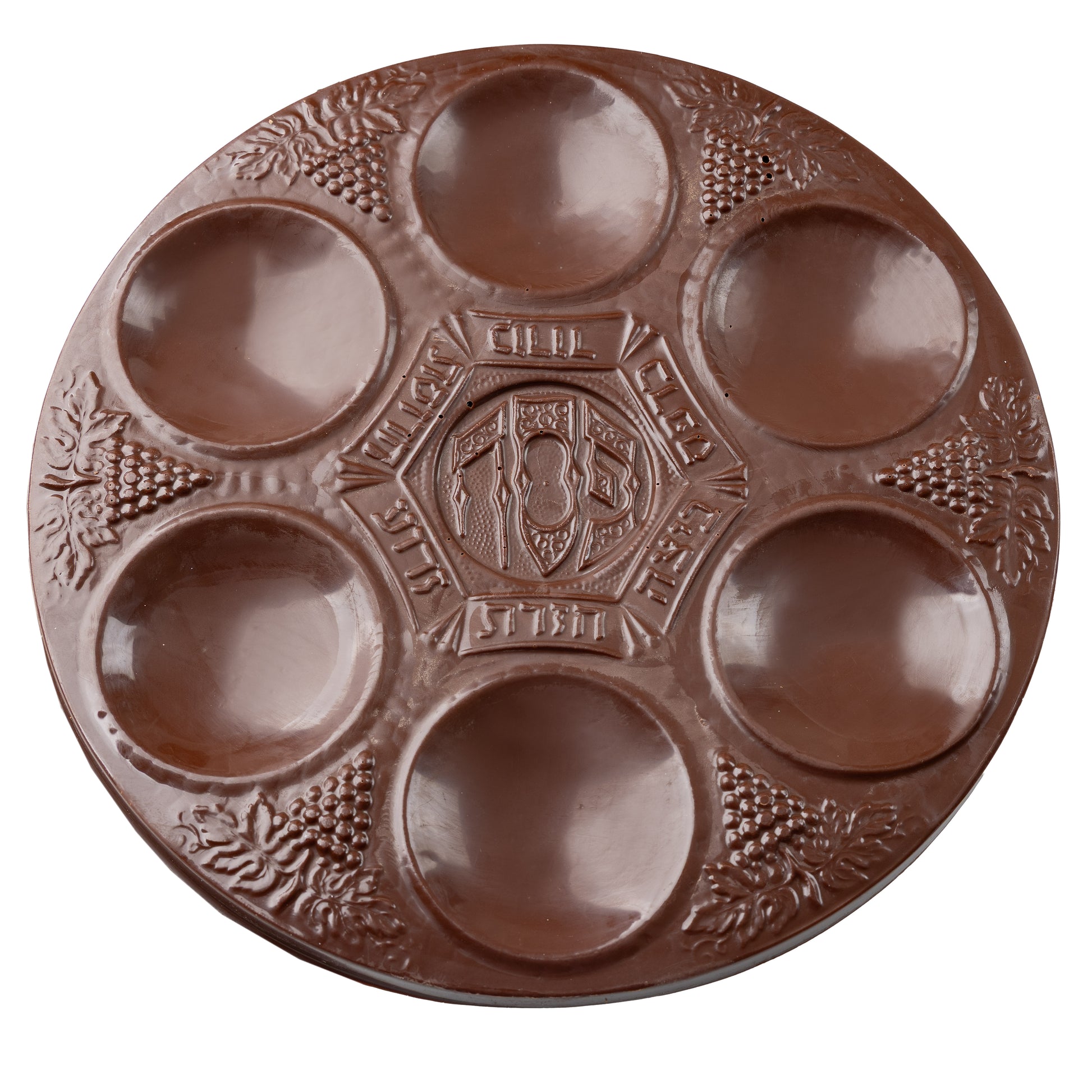 Passover Dark Chocolate Seder Plate