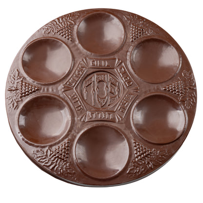 Passover Dark Chocolate Seder Plate
