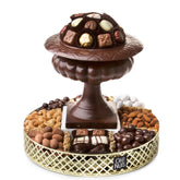Edible Dark Chocolate Vase Gift Basket