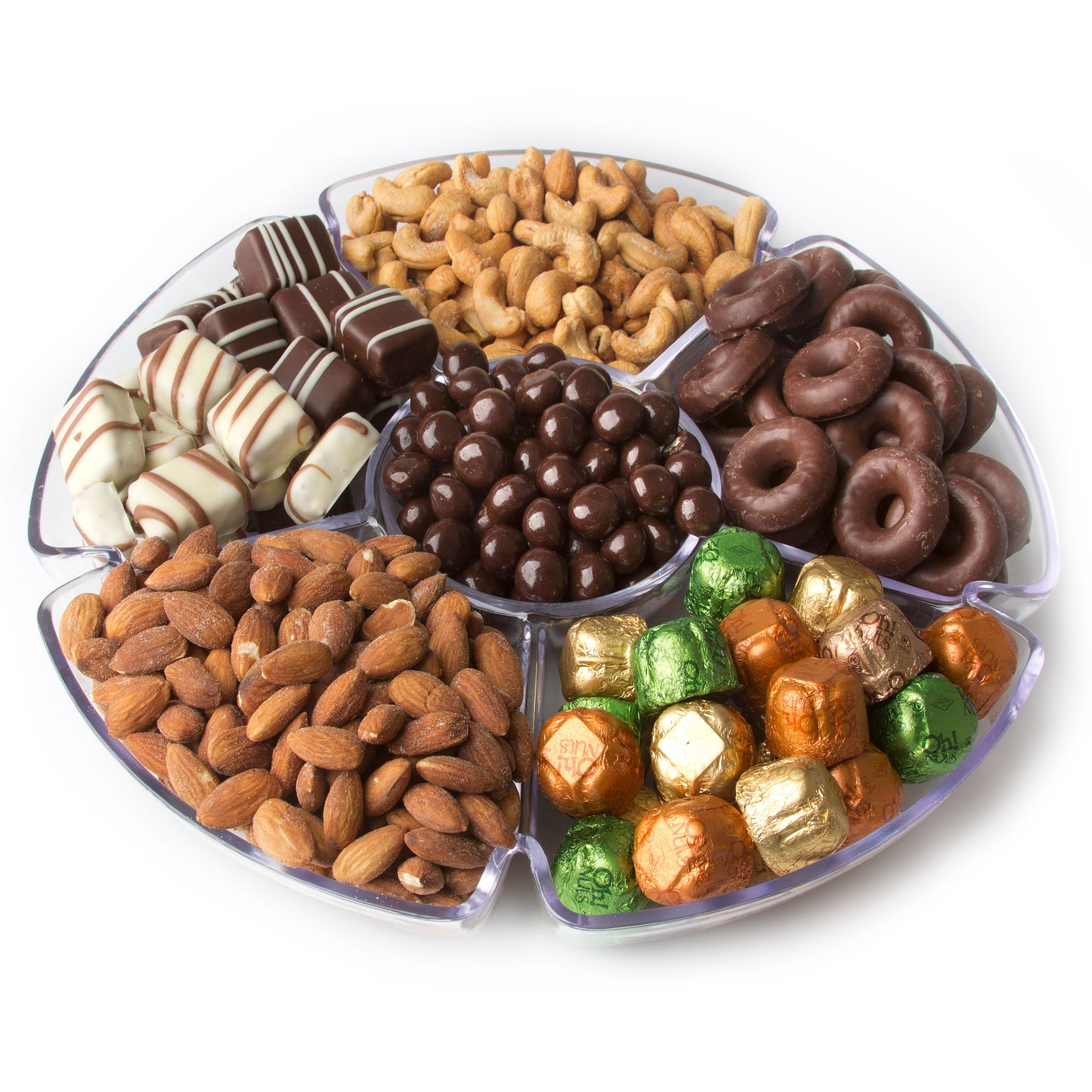 Overflow of Kosher Nuts & Chocolate Gift Tray 13