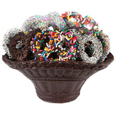 Chocolate Pretzel Dark Chocolate Basket