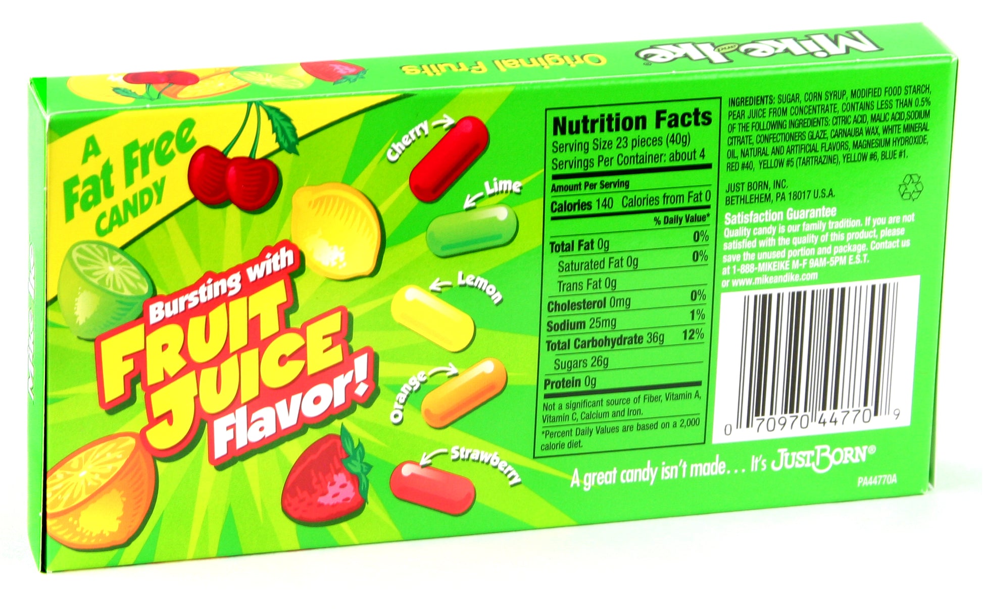 Mike & Ike Jelly Candy - Original Fruits (12CT Case) 