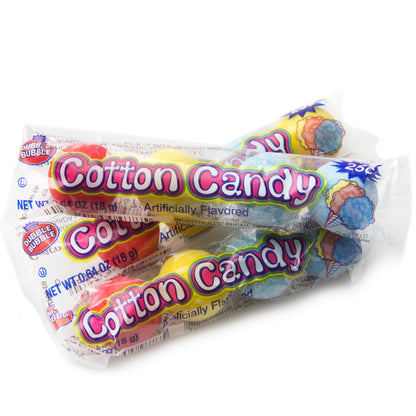 Dubble Bubble Cotton Candy Gumballs 5-Pc Tubes - 36CT Box