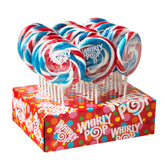 Patriotic Swirl Whirly Pops - 5 Pack