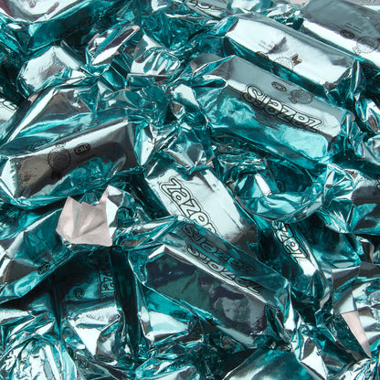 Baby Blue Foiled Zaza Chews - Blue Raspberry