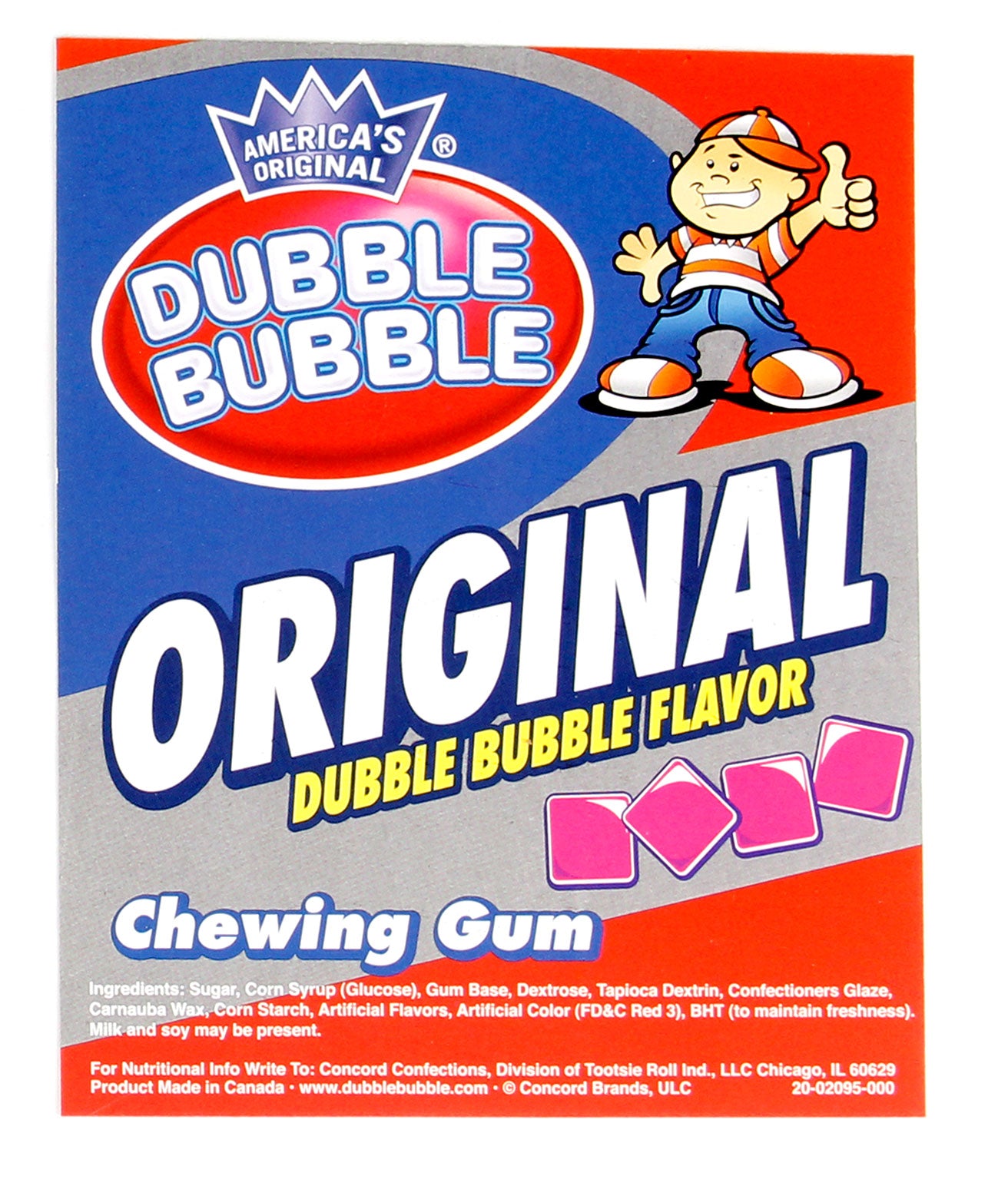 Dubble Bubble Original Pink Chewing Gum
