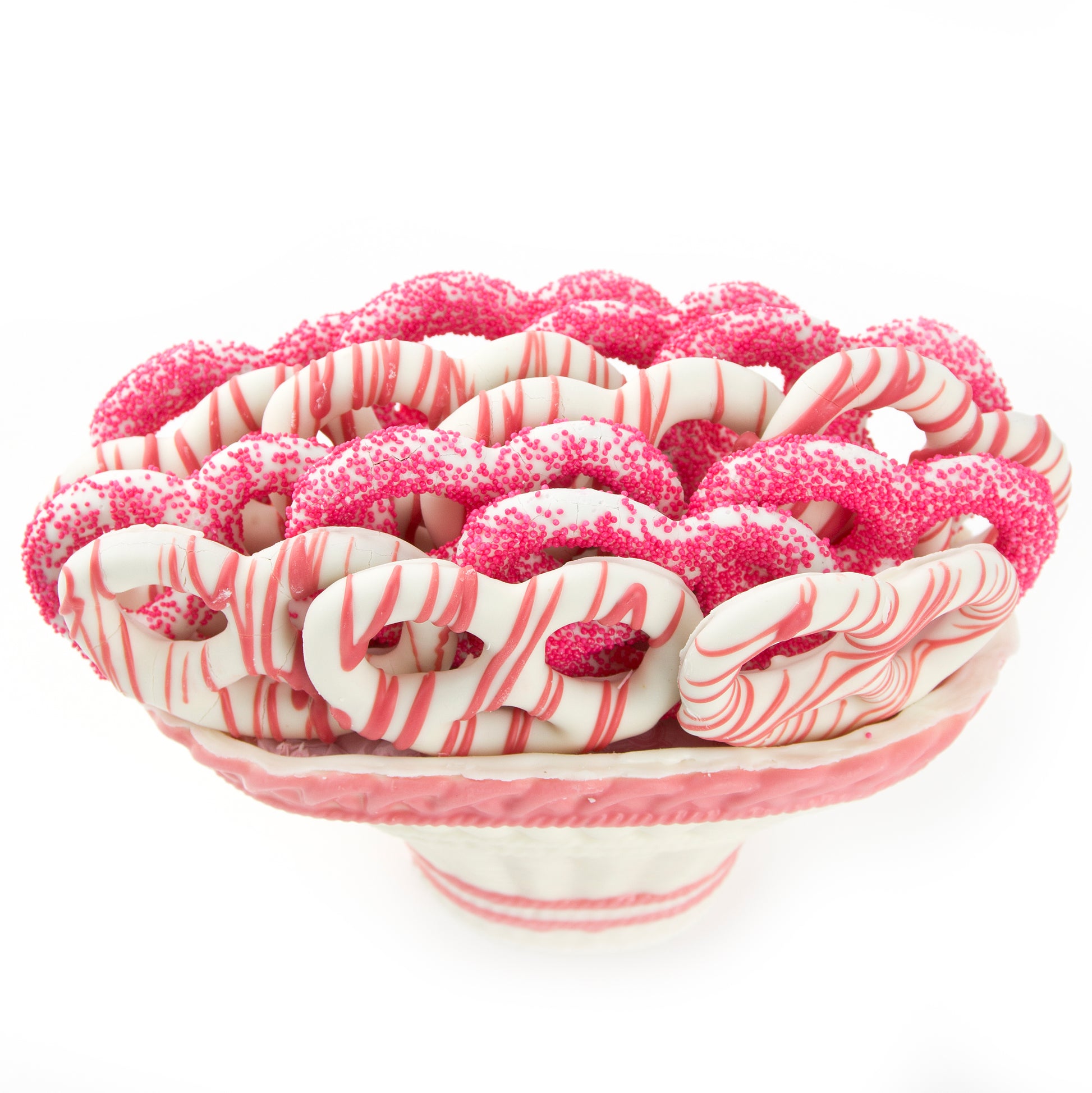 Baby Girl Chocolate Pretzel Basket