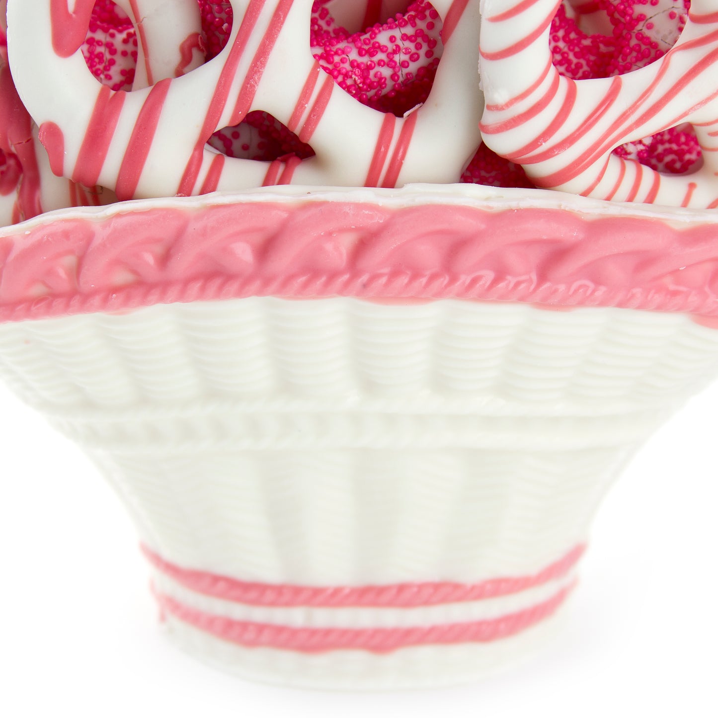 Baby Girl Chocolate Pretzel Basket