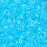 Light Blue Coarse Sugar Crystals - 7 oz