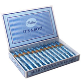 Baby Boy Milk Chocolate Cigars - 24CT Box (Chalav Stam)