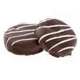 White Drizzle Chocolate Coated Sandwich Cookies