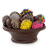chocolate-covered-cookies-in-chocolate-basket