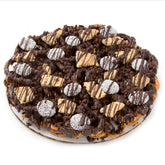 Chocolate Pretzel Pie With Biscuit and Nonpareils - 12 Inch
