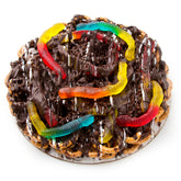 Chocolate Pretzel Pie With Gummy Snakes - 12 Inch