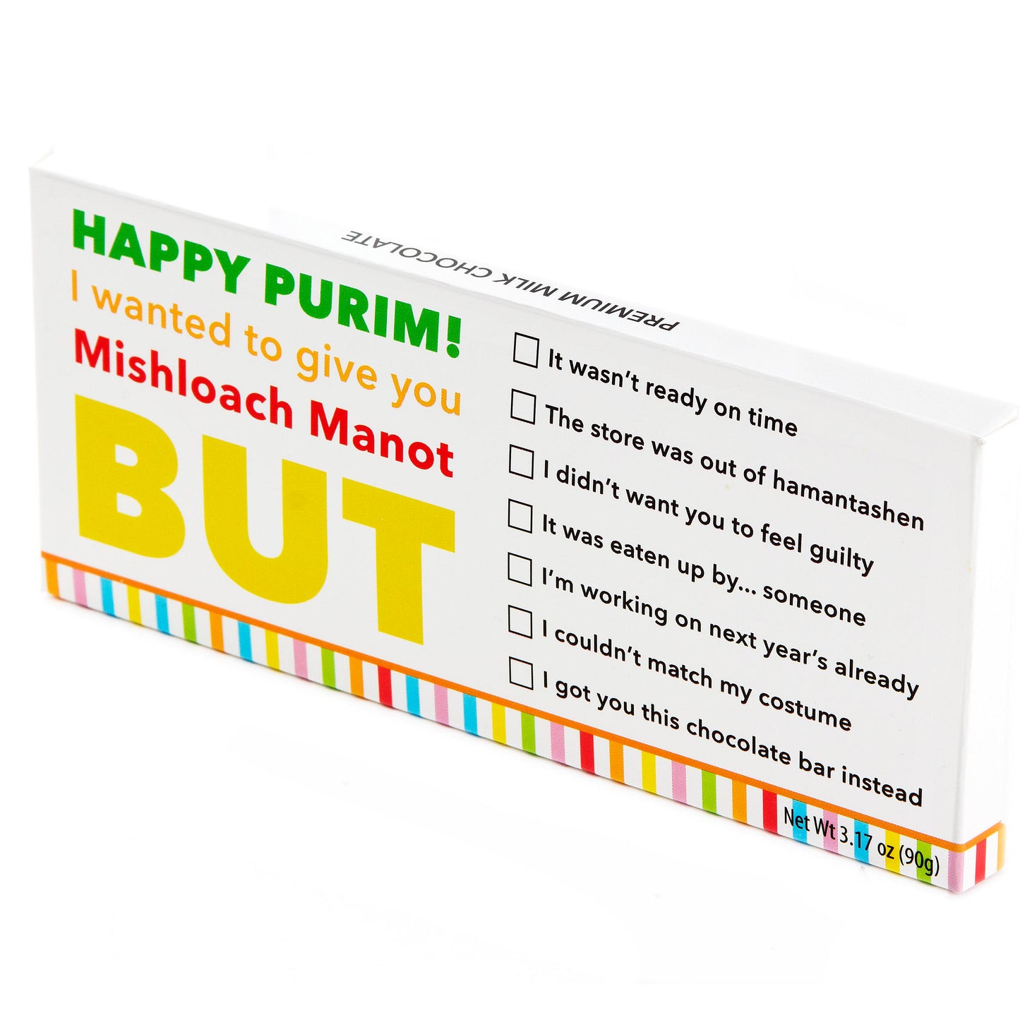 Humor Purim Chocolate Bar Favor