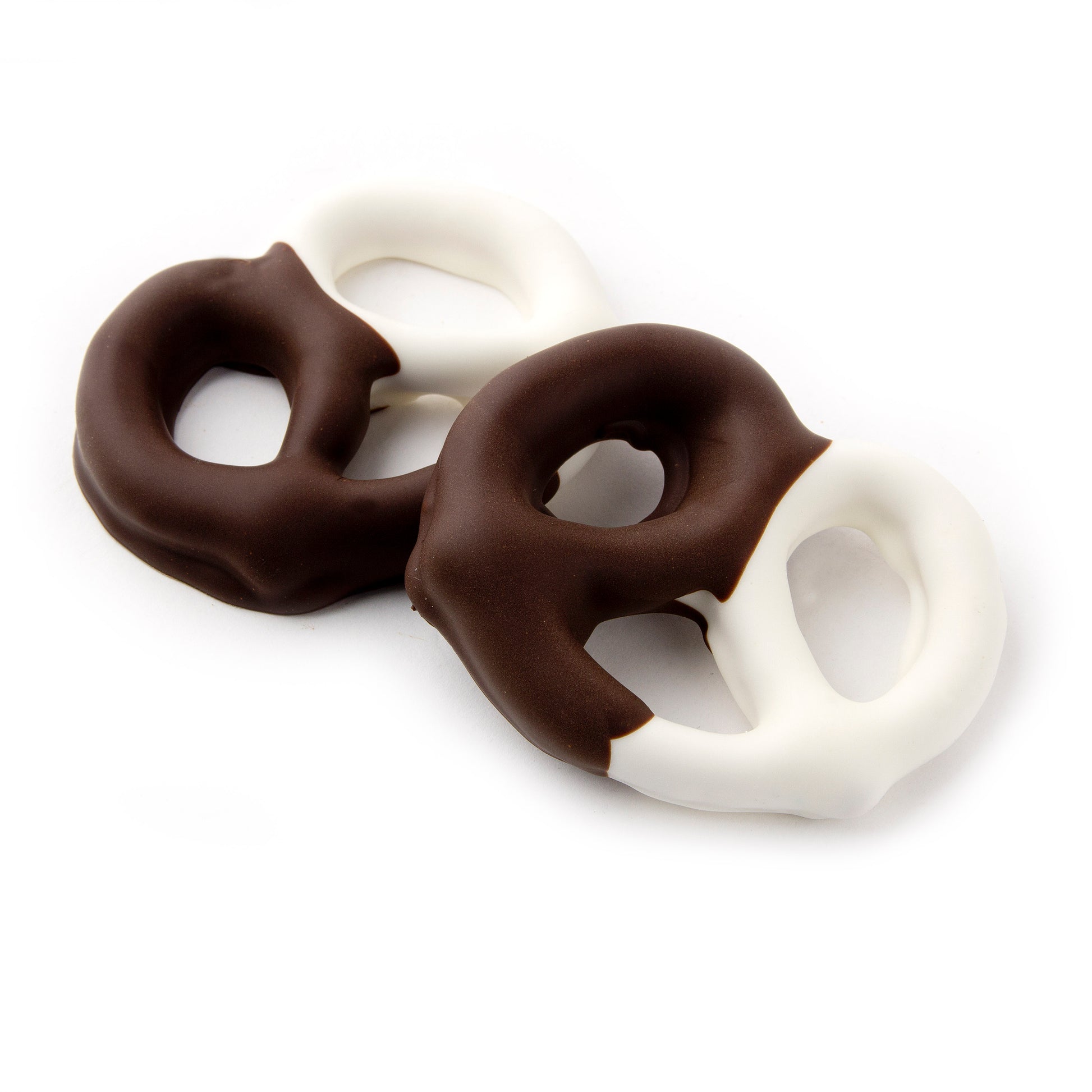 Black and White Chocolate Covered Pretzels