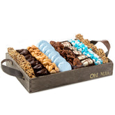 Wooden Baby Boy Nuts & Chocolate Line Up - Medium 12"