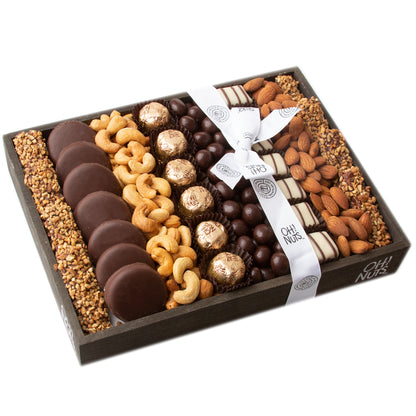 Wooden Chocolate & Nuts Line Up - Medium 12"