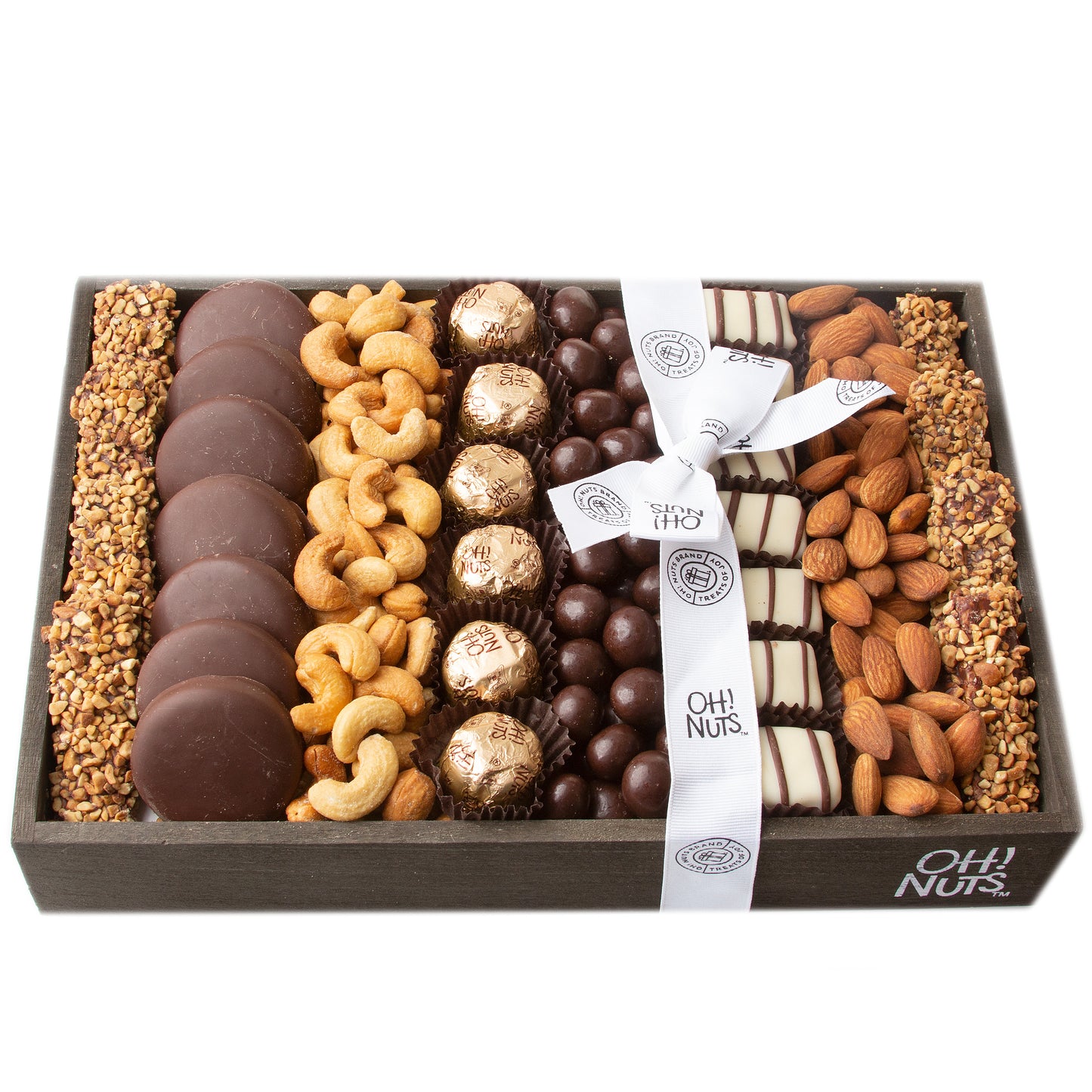 Wooden Chocolate & Nuts Line Up - Medium 12