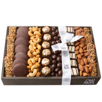 Wooden Chocolate & Nuts Line Up - Medium 12