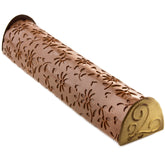 Hand-Crafted Decorative Embossed Truffle Chocolate Log