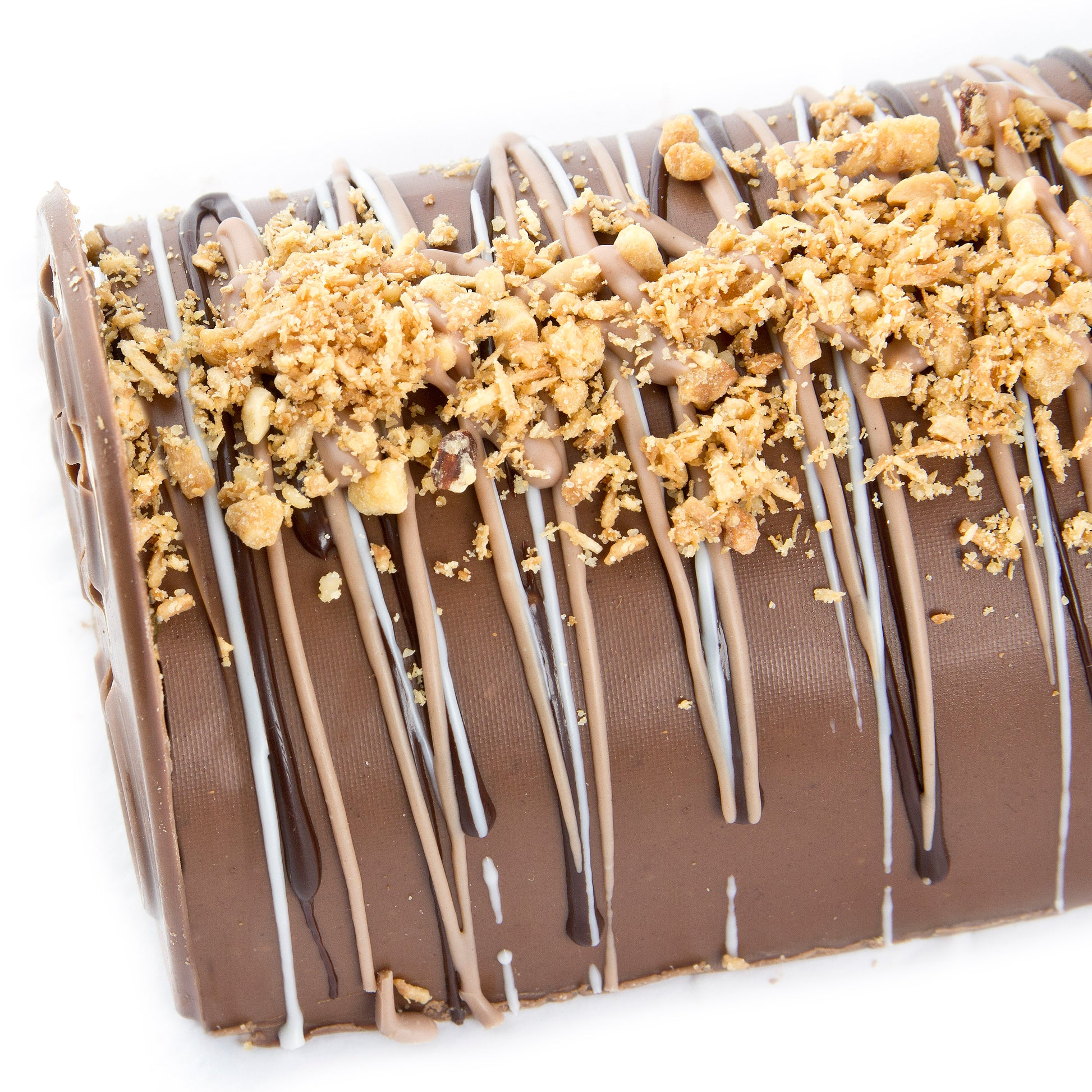 Hand-Crafted Decorative Truffle Chocolate Log