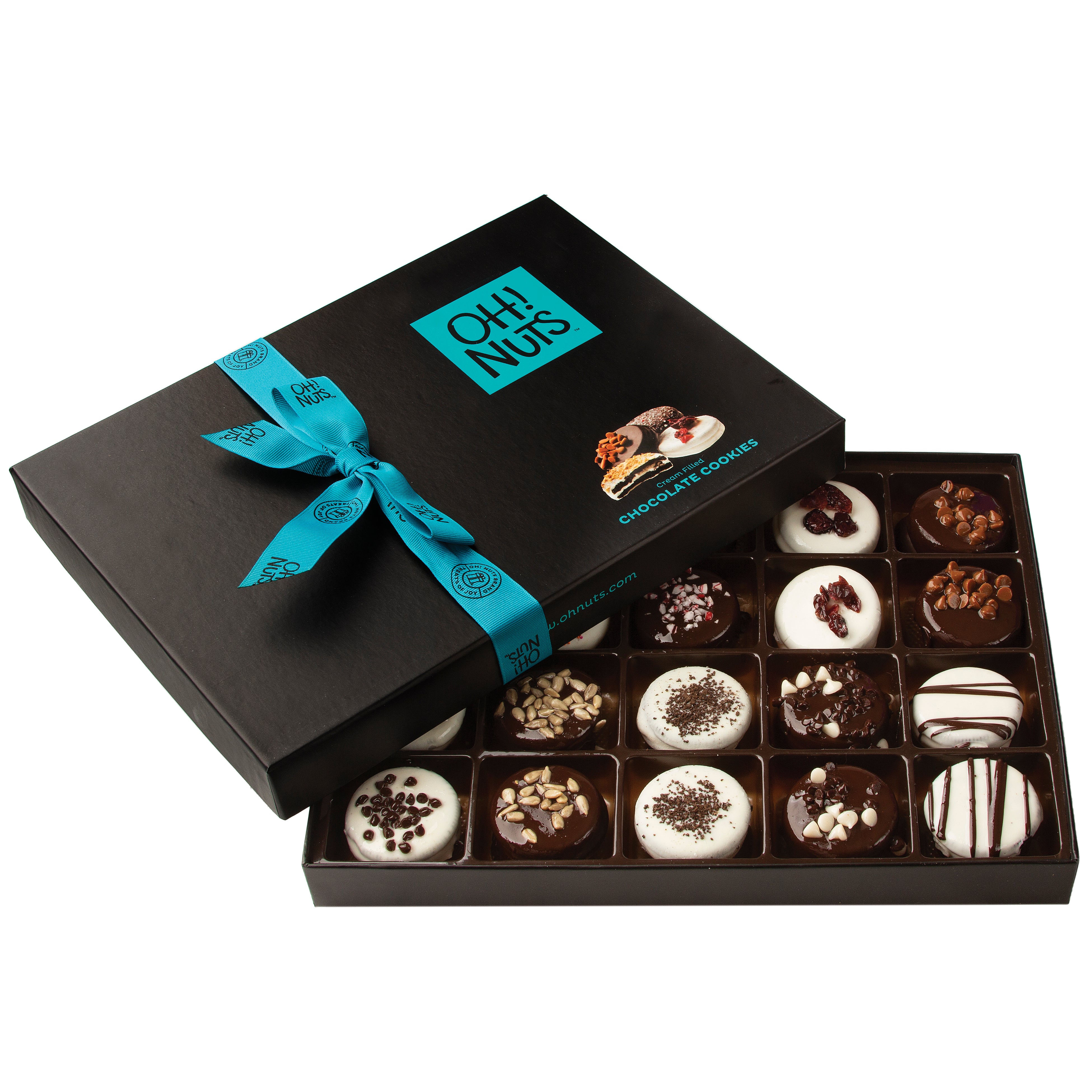 20 Variety Gourmet Chocolate Covered Sandwich Cookie – Oh! Nuts