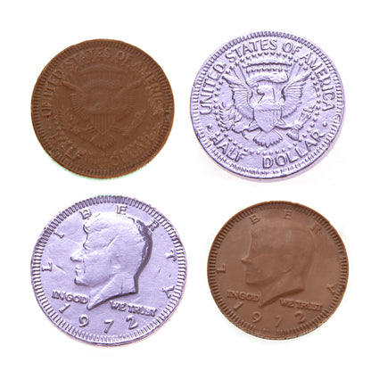 Lavender Chocolate Coins - 1 LB Bag