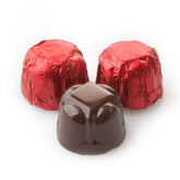 Non-Dairy Hazelnut Red Foiled Chocolate Truffles