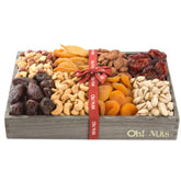 Wooden Dried Fruit & Nuts Line Up - Medium 12"