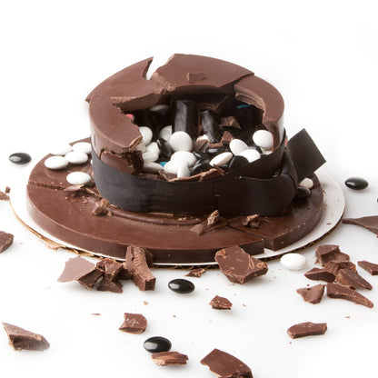 Hand Made Hat Belgian Chocolate & Candies SMASH CAKE