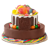 Hand Made Dome Belgian Chocolate & Candies 2-Tier SMASH CAKE