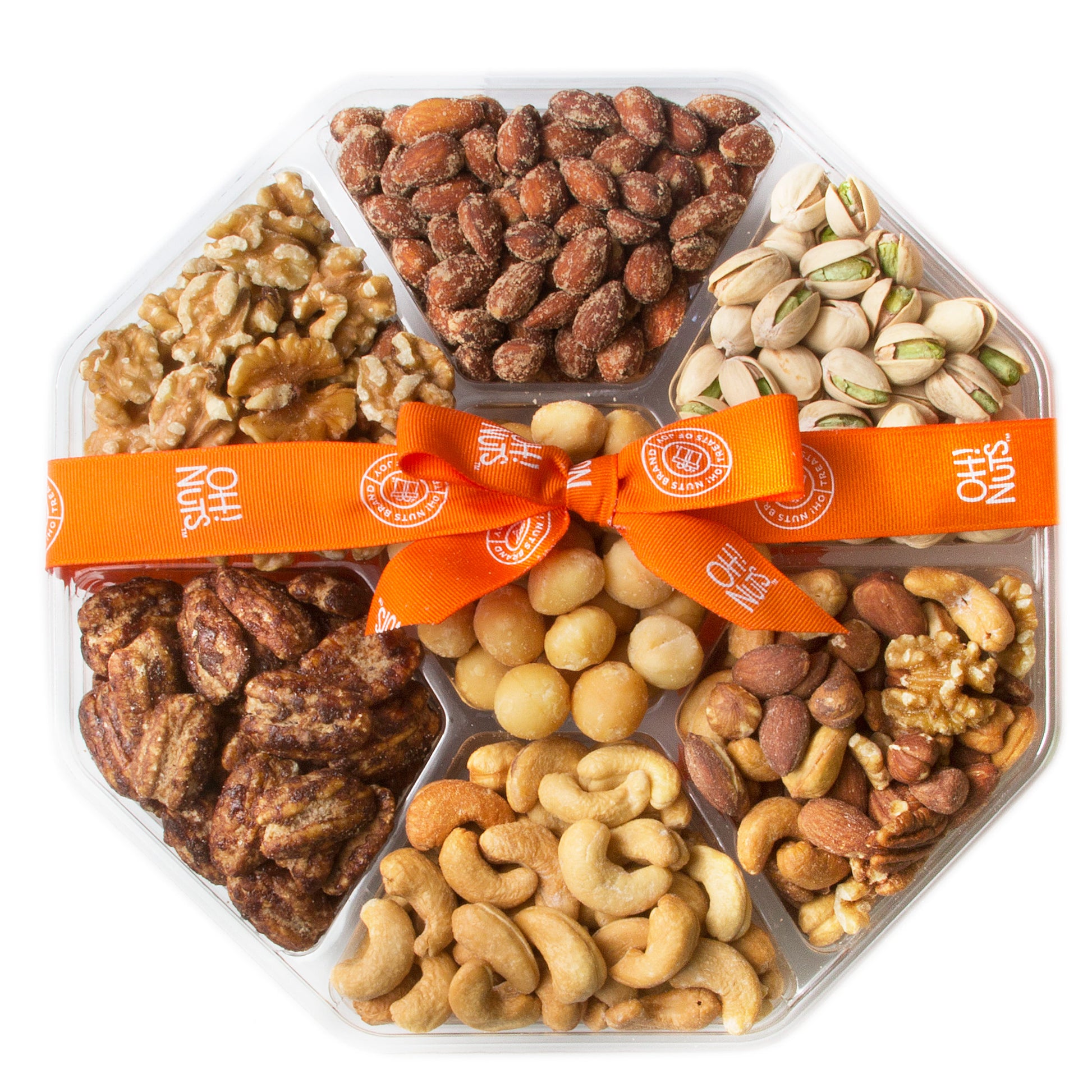  7 Section Holiday Large Nut Platter