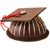 Hand Made  Belgian Chocolate & Candies Graduation Hat SMASH CAKE