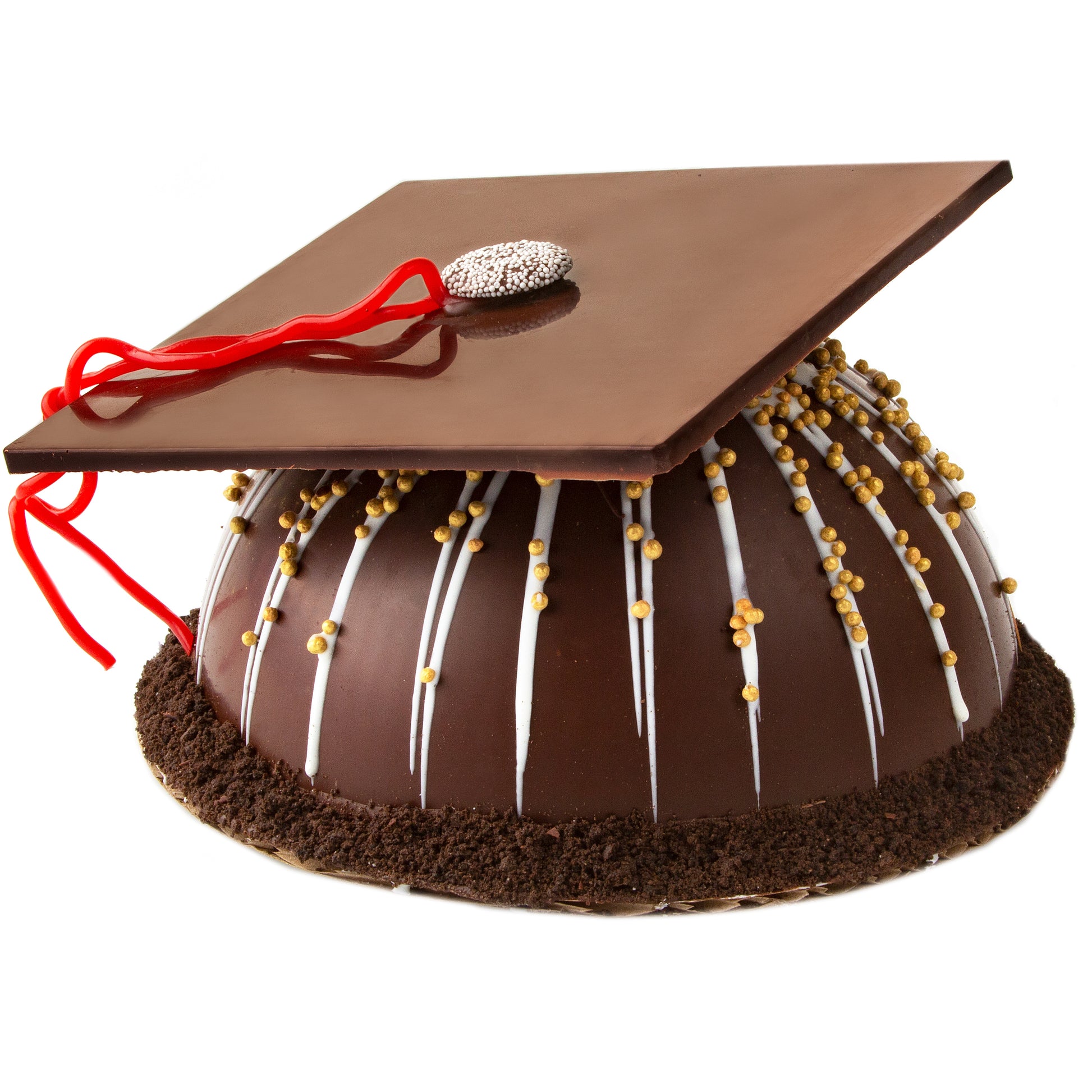 Hand Made  Belgian Chocolate & Candies Graduation Hat SMASH CAKE